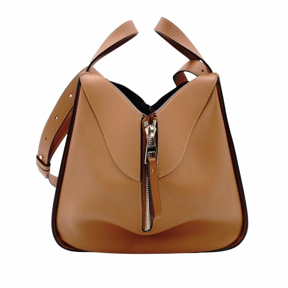 Unused LOEWE Hammock Small Brown Leather 2-Way Shoulder Handbag Brown 7-12-015