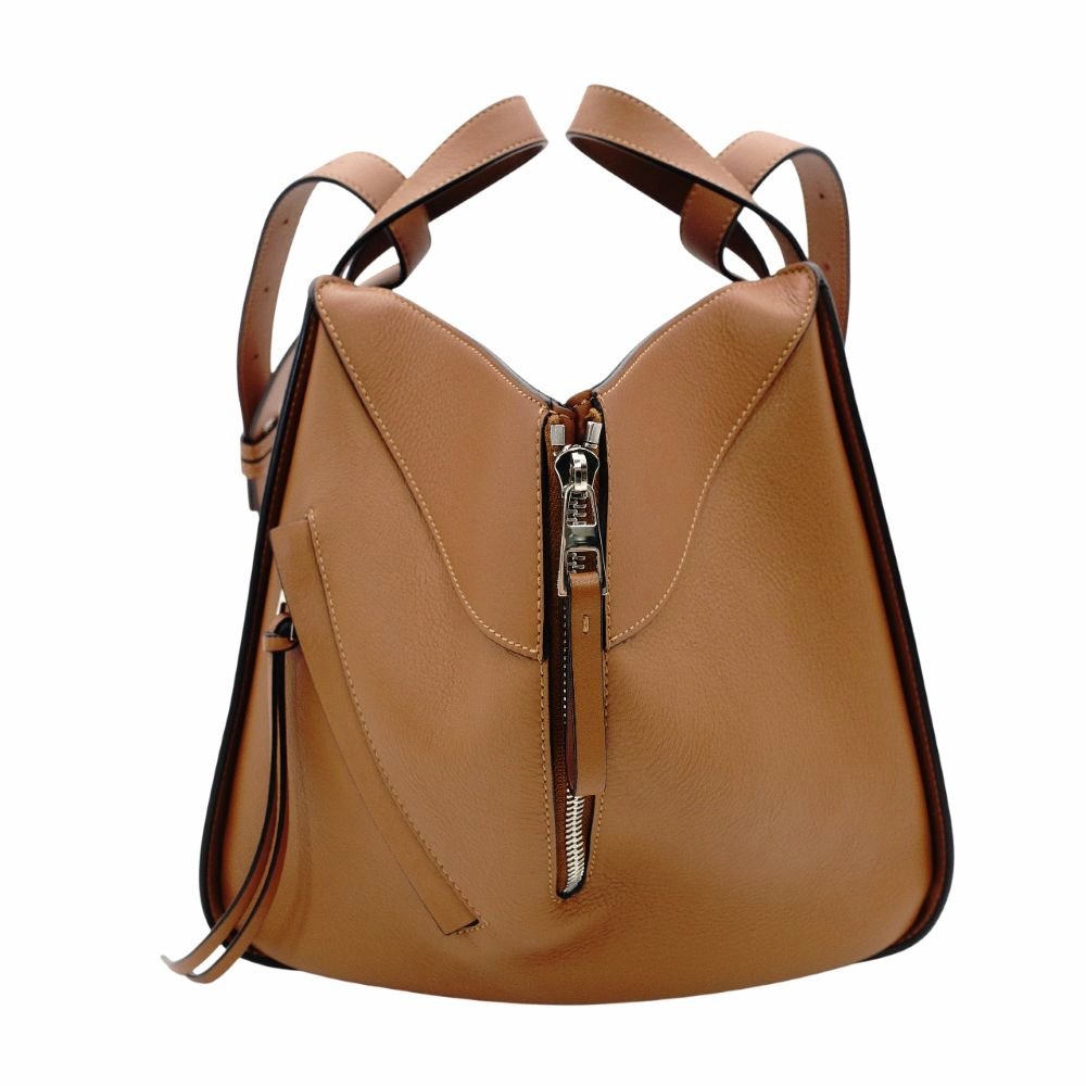 Unused LOEWE Hammock Small Brown Leather 2-Way Shoulder Handbag Brown 7-12-015