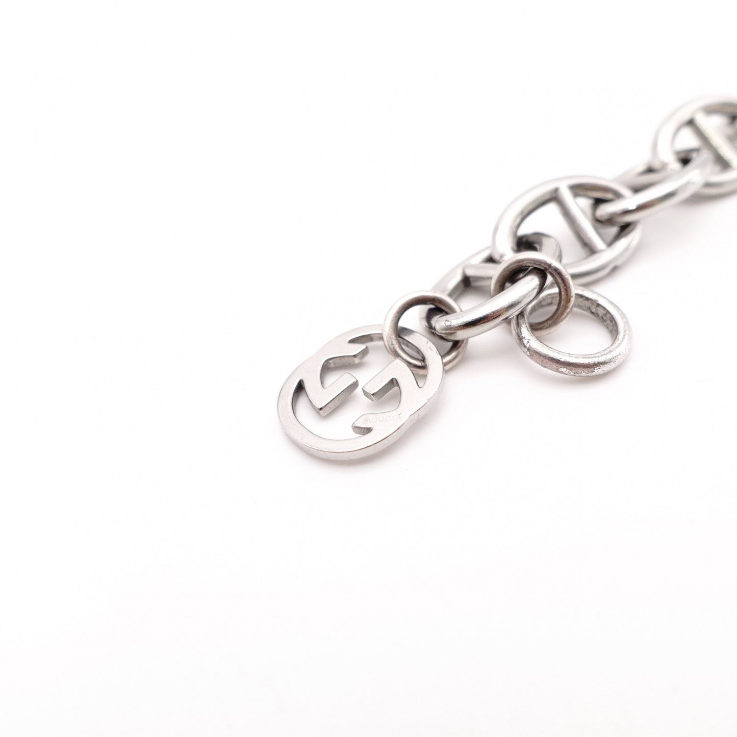 GUCCI Anchor Chain Tom Ford Era Bracelet Metal Silver