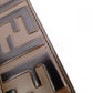 FENDI Strap Leather FF Logo Gold Hardware Reversible