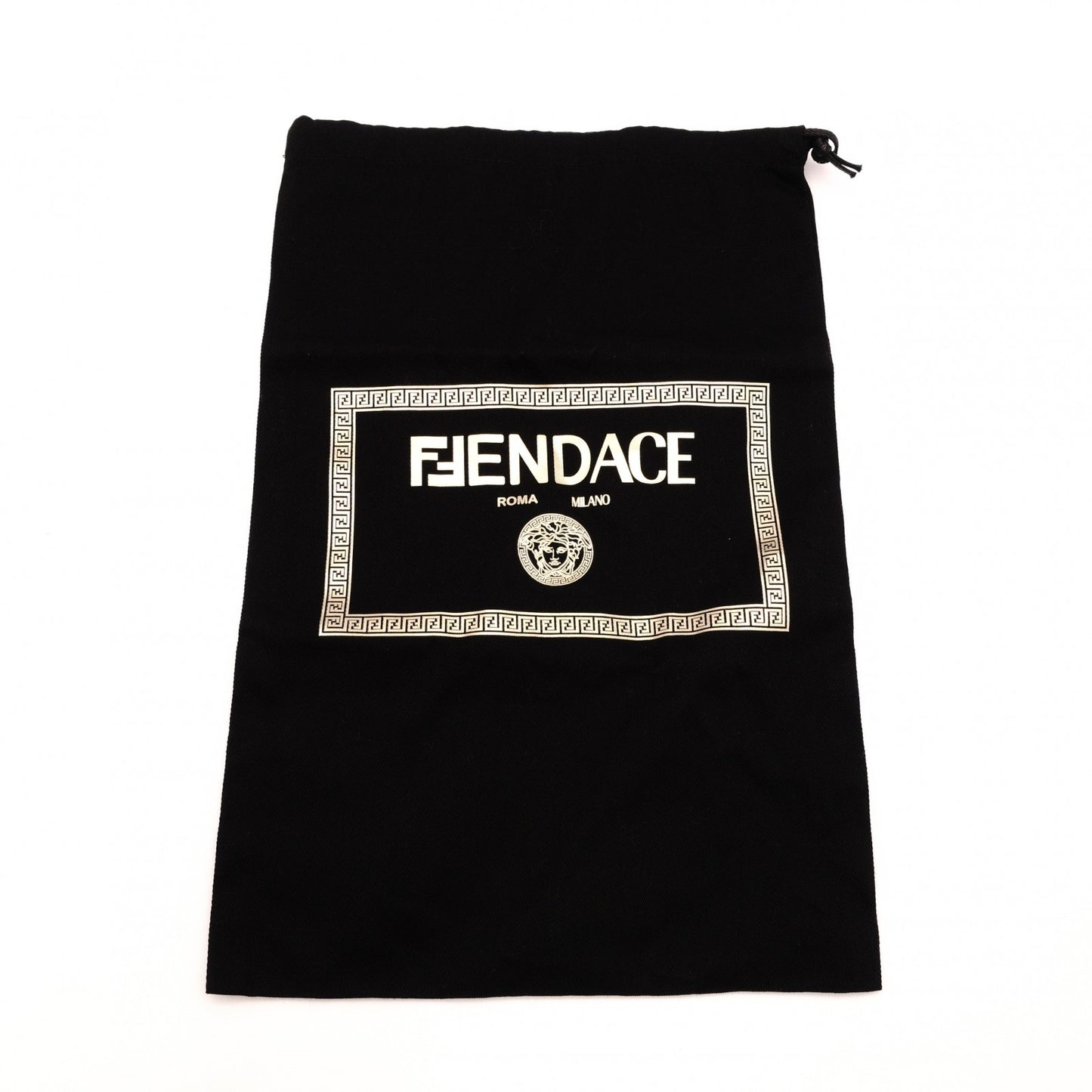 FENDI Fenderce Canvas Black Size 58