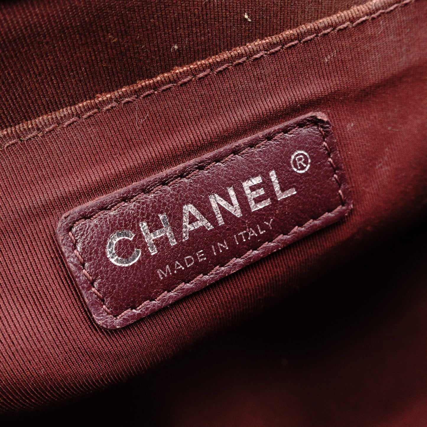 CHANEL Matelassé Boy Chanel Shoulder Bag, Leather, Black, Crossbody