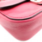 MIU MIU Madras Shoulder Bag, Leather, Pink, Crossbody, Silver Hardware