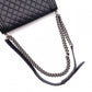 CHANEL Matelassé Boy Chanel Shoulder Bag, Leather, Black, Crossbody