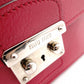 MIU MIU Madras Shoulder Bag, Leather, Pink, Crossbody, Silver Hardware