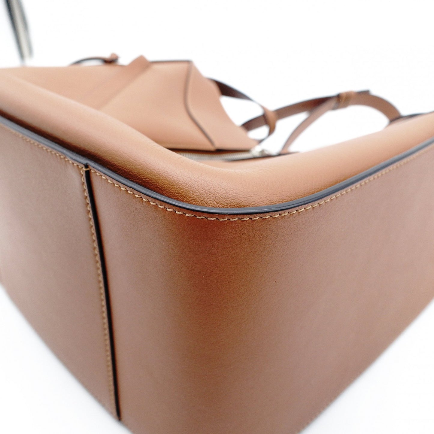 Unused LOEWE Hammock Small Brown Leather 2-Way Shoulder Handbag Brown 7-12-015