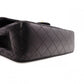 CHANEL Matelassé Classic Lambskin Shoulder Bag, Leather, Black, Gold Hardware