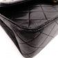 CHANEL Matelassé Classic Lambskin Shoulder Bag, Leather, Black, Gold Hardware
