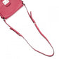MIU MIU Madras Shoulder Bag, Leather, Pink, Crossbody, Silver Hardware