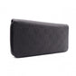 LOUIS VUITTON Zippy Vertical Damier Infini Long Wallet, Leather, Black