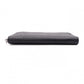LOUIS VUITTON Zippy Vertical Damier Infini Long Wallet, Leather, Black