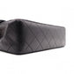 CHANEL Matelassé W-Flap Lambskin Chain Shoulder Bag, Black, Women's