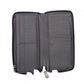 LOUIS VUITTON Zippy Vertical Damier Infini Long Wallet, Leather, Black