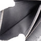 LOUIS VUITTON Zippy Vertical Damier Infini Long Wallet, Leather, Black