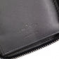 LOUIS VUITTON Zippy Vertical Damier Infini Long Wallet, Leather, Black