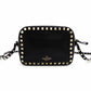 Valentino Garavani Camera Bag Black Shoulder Bag Black Studded Crossbody 7-12-129