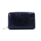 LOEWE Anagram Coin Case Navy Leather Mini Wallet Solid 7-12-158