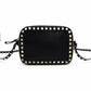 Valentino Garavani Camera Bag Black Shoulder Bag Black Studded Crossbody 7-12-129