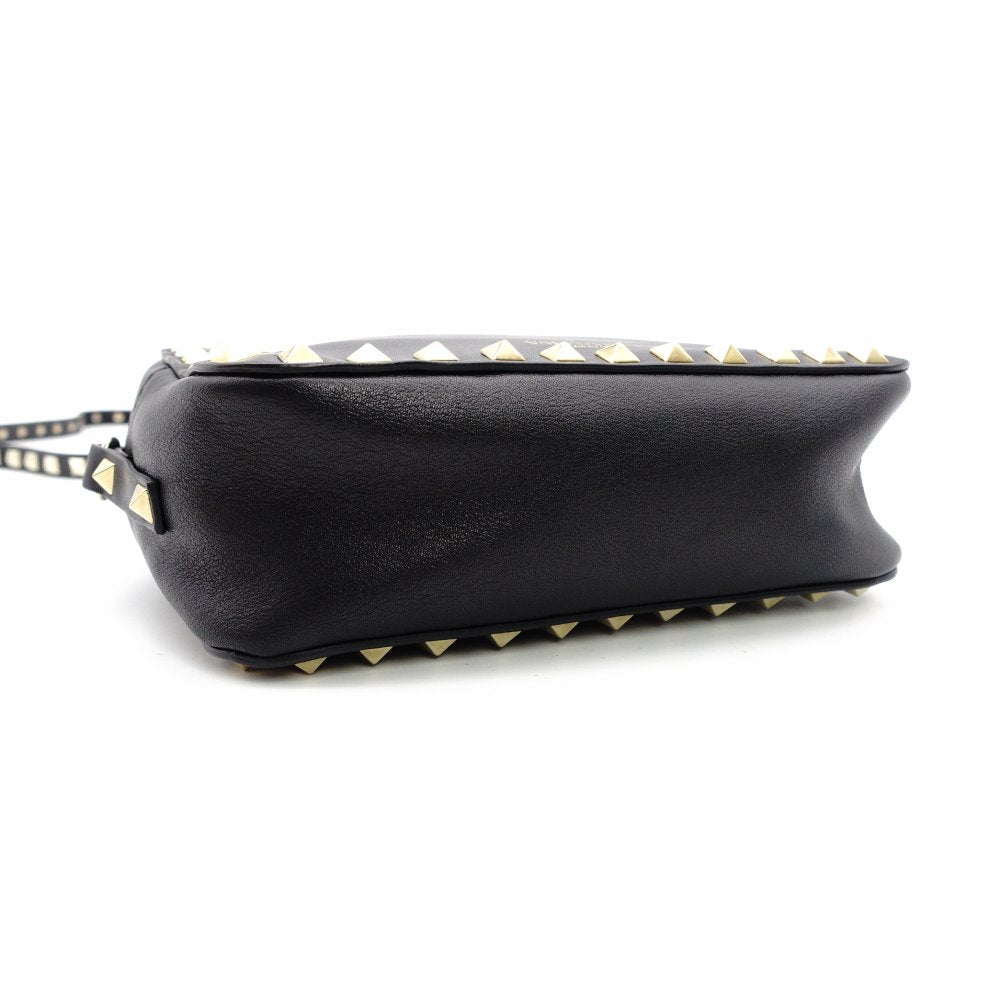 Valentino Garavani Camera Bag Black Shoulder Bag Black Studded Crossbody 7-12-129