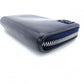 LOEWE Anagram Coin Case Navy Leather Mini Wallet Solid 7-12-158