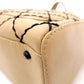 CHANEL Wild Stitch Tote Bag, Leather, Beige and Black