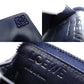 LOEWE Anagram Coin Case Navy Leather Mini Wallet Solid 7-12-158