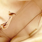 CHANEL Wild Stitch Tote Bag, Leather, Beige and Black