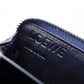 LOEWE Anagram Coin Case Navy Leather Mini Wallet Solid 7-12-158