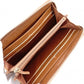 CHANEL Long Wallet, Brown Leather, CC Logo, Lambskin