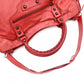 BALENCIAGA The City Handbag, 2-Way, Leather, Red, Women's