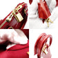 LOUIS VUITTON Alma BB Handbag Patent Leather Red 2-Way Leather Red Shoulder 7-11-752