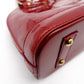 LOUIS VUITTON Alma BB Handbag Patent Leather Red 2-Way Leather Red Shoulder 7-11-752