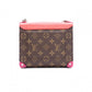 LOUIS VUITTON Tribal Mask Pochette PM Monogram Shoulder Bag, Leather and PVC, Brown