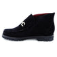 Unused Salvatore Ferragamo Gancini Shoes 6.5 Women's Short Boots Black Suede Black 7-12-291