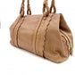 BOTTEGAVENETA Perforated Handbag, Leather, Brown, Women's