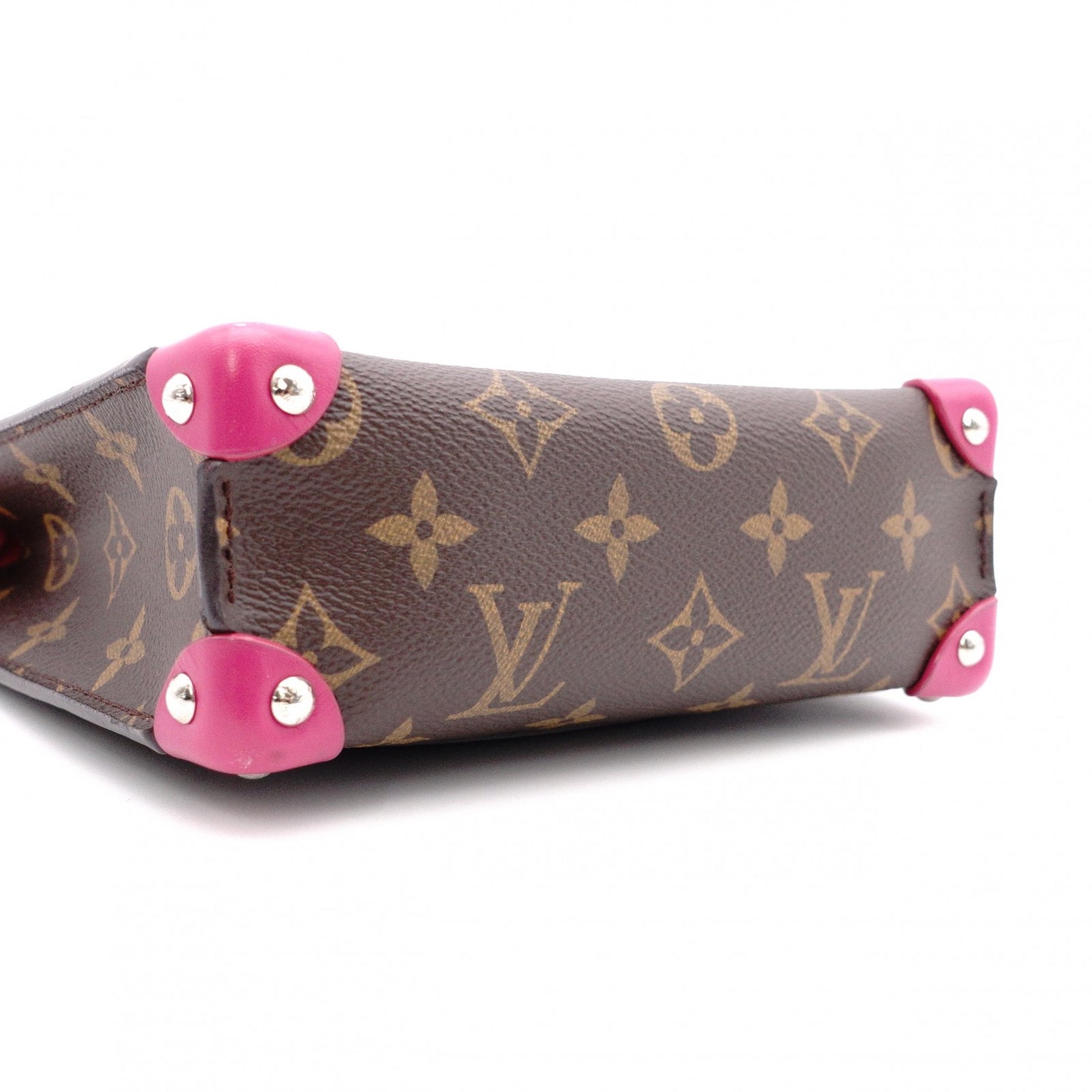 LOUIS VUITTON Tribal Mask Pochette PM Monogram Shoulder Bag, Leather and PVC, Brown