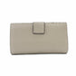 FENDI Celeria Peekaboo Long Wallet Leather Beige Silver Hardware With Box 7-11-416