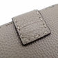 FENDI Celeria Peekaboo Long Wallet Leather Beige Silver Hardware With Box 7-11-416