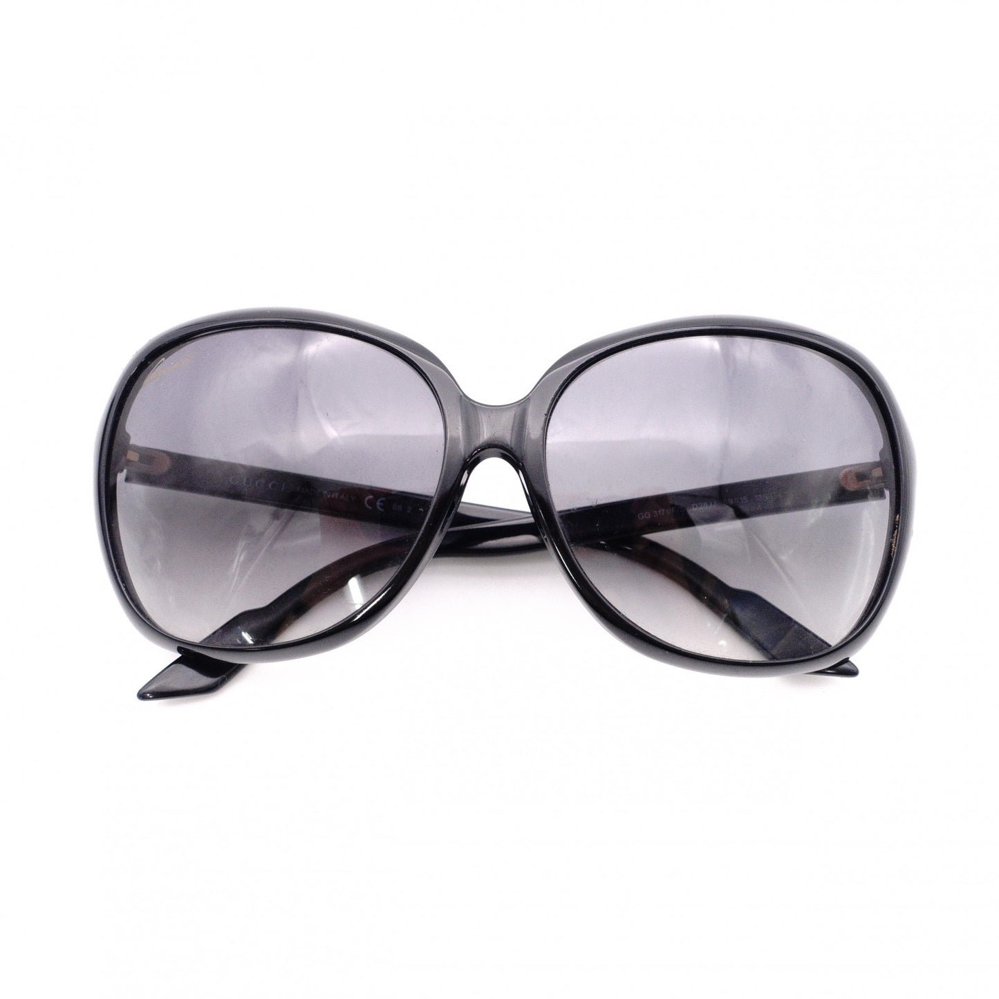 GUCCI Sunglasses, Plastic, Black, Sherry Line, GG Logo