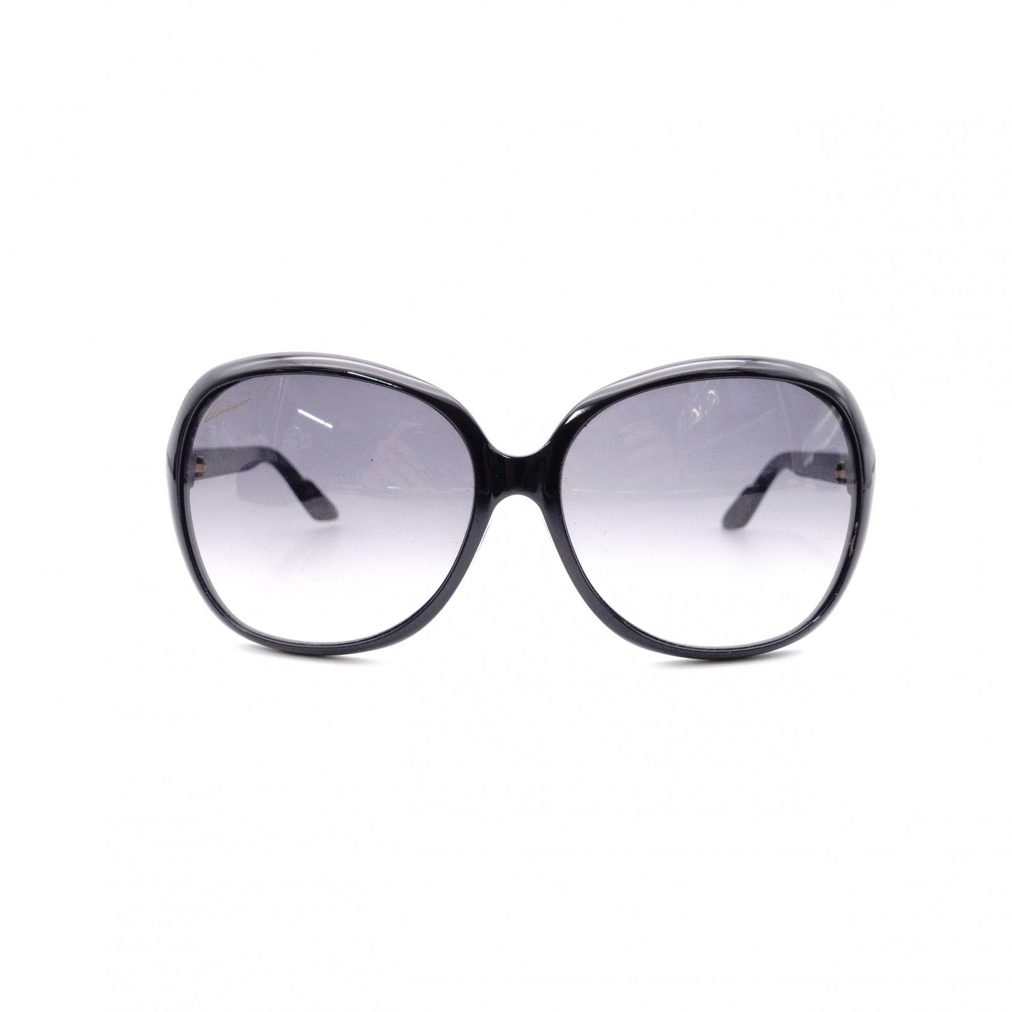 GUCCI Sunglasses, Plastic, Black, Sherry Line, GG Logo