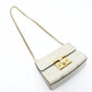 GUCCI Padlock Beestars Chain Shoulder Bag Beige Leather Crossbody 7-10-703