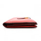HERMES Veau Soufflé Long Wallet Red Leather Gold Hardware Red X-Stamped Wallet 7-12-282