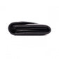 YVES SAINT LAURENT Cassandra Long Wallet, Chevron Leather, Black, Women's