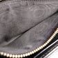 YVES SAINT LAURENT Cassandra Long Wallet, Chevron Leather, Black, Women's