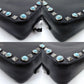 Valentino Garavani Black Camera Shoulder Bag with Studs and Turquoise Crossbody Bag (Product Code: 7-12-128)