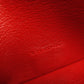 HERMES Veau Soufflé Long Wallet Red Leather Gold Hardware Red X-Stamped Wallet 7-12-282