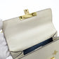 GUCCI Padlock Beestars Chain Shoulder Bag Beige Leather Crossbody 7-10-703