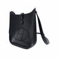 Hermès Evelyn TPM Black Shoulder Bag Black Leather □H Stamped Crossbody 7-11-801