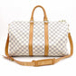 LOUIS VUITTON Keepall 45 Bandoulière Damier Azur Boston Bag
