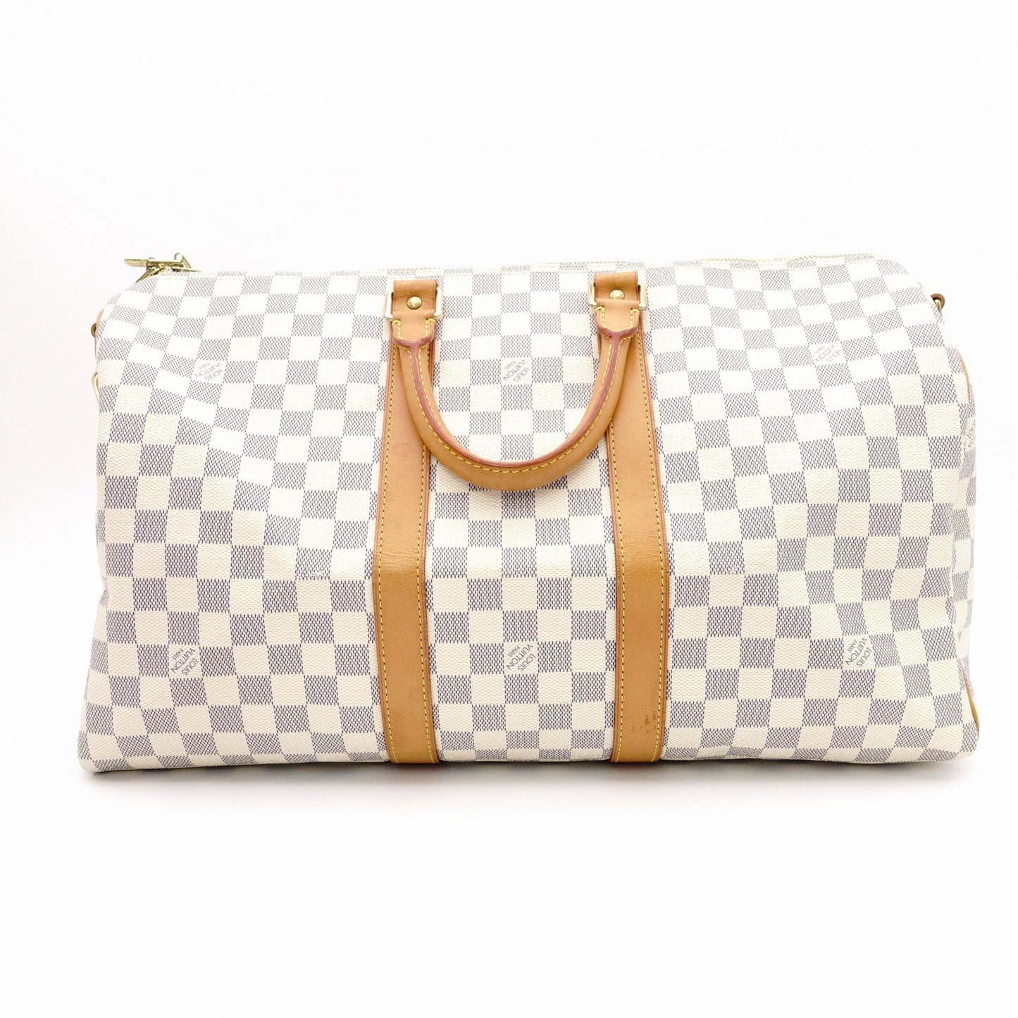 LOUIS VUITTON Keepall 45 Bandoulière Damier Azur Boston Bag